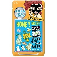 Honey Moist Black Sheet Mask 火山泥花蜜滋養黑面膜 Image