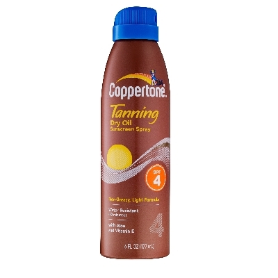 Tanning Dry Oil Sunscreen Spray SPF4