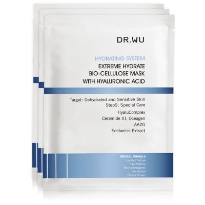 Hydrating System Extreme Hydrate Bio-Cellulose Mask with Hyaluronic Acid 超保濕亮白生物纖維面膜   Image