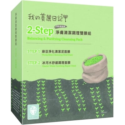 2-Step Balancing & Purifying Cleansing Pack 淨膚清潔調理雙膜組 Image