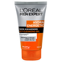HYDRA ENERGETIC ICY CLEANSING GEL ( FORMULATED FOR DRY AND NORMAL SKIN TYPES )