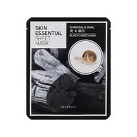 Skin Essential Sheet Mask—Charcoal & Snail  蝸牛保濕嫩滑黑炭面膜 Image