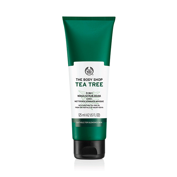 Tea Tree 3-In-1 Wash Scrub Mask