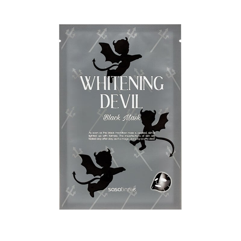 Whitening Devil Black Mask 亮肌魔鬼美白黑面膜 Image