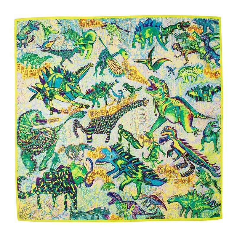 Dinosaurs Knot Wrap 恐龍時代環保奇蹟絲巾 Image