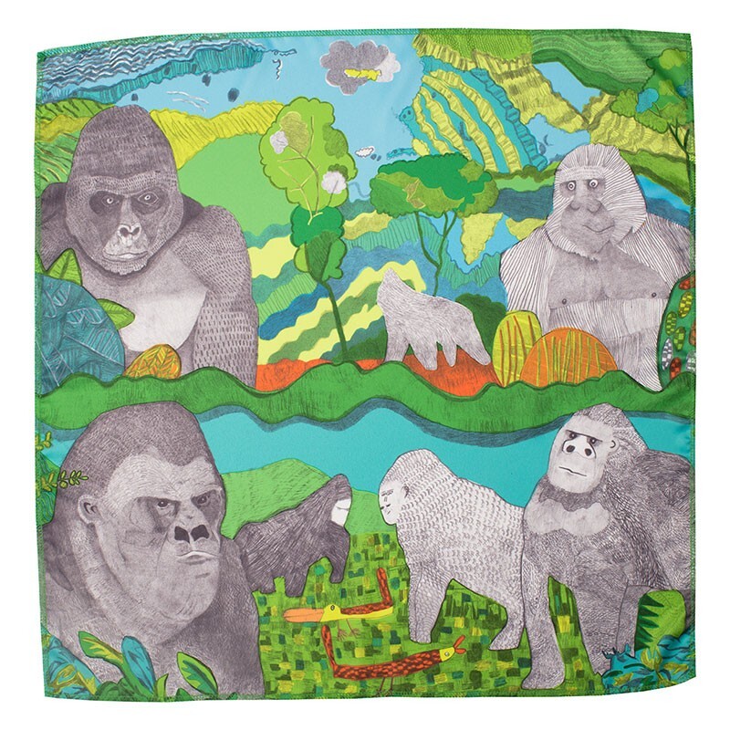 Gorillas Knot Wrap 「猩」惺相惜 環保奇蹟絲巾 Image