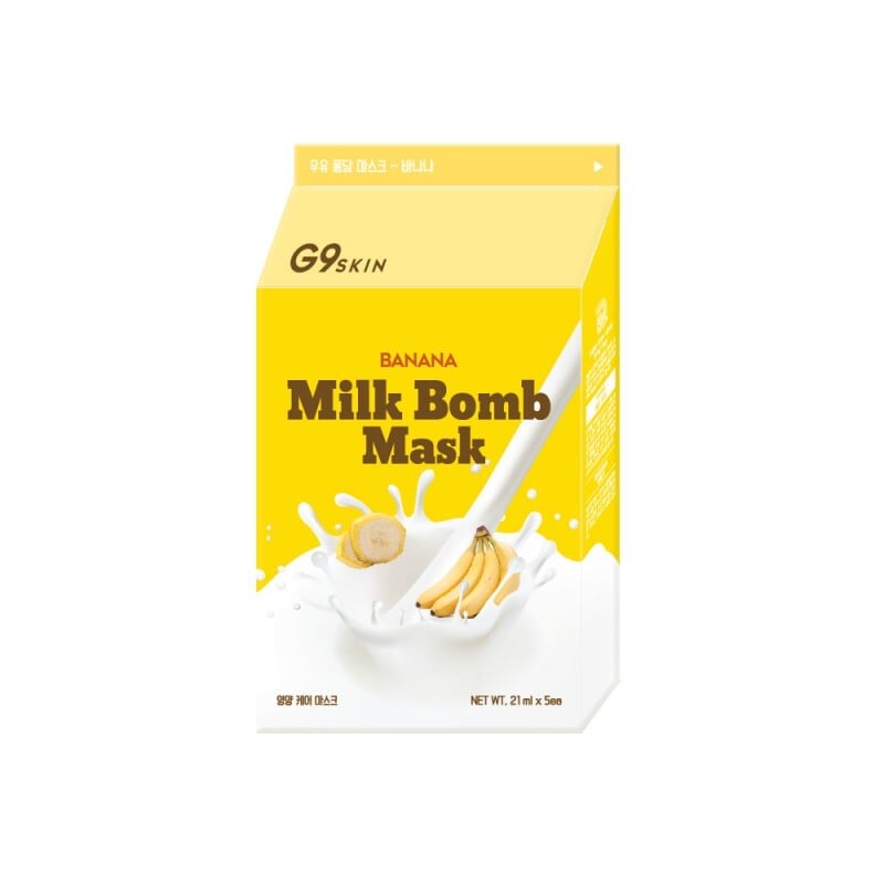 Banana Milk Bomb Mask 牛奶滋養補濕面膜(香蕉) Image