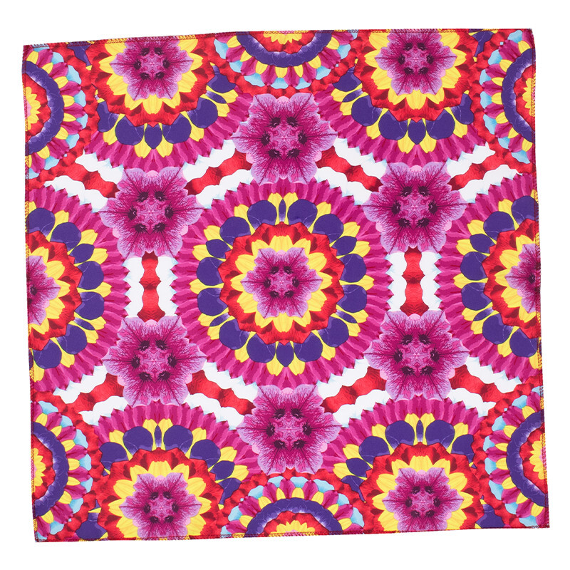 Floral Kaleidoscope Knot Wrap