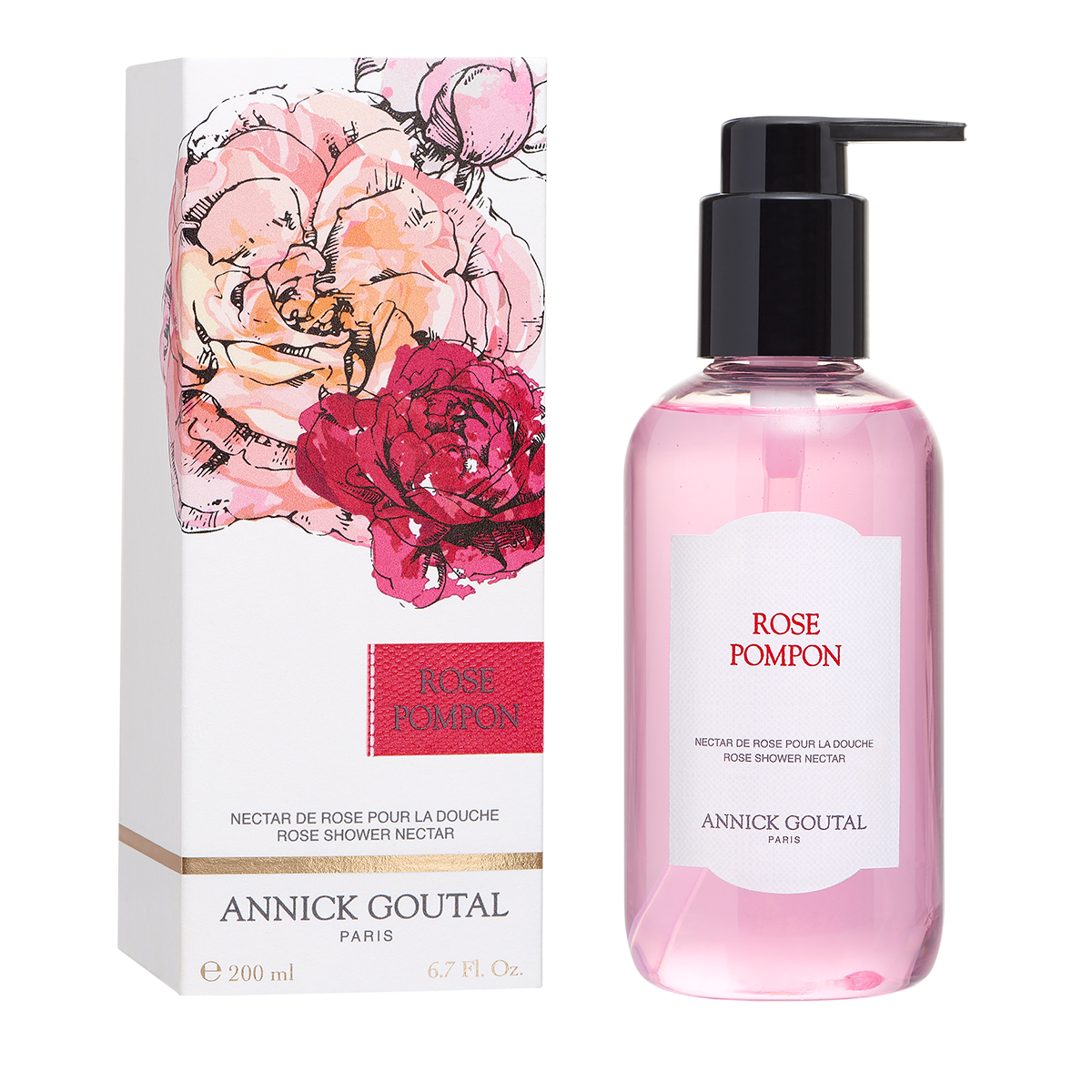ROSE POMPON SHOWER OIL
