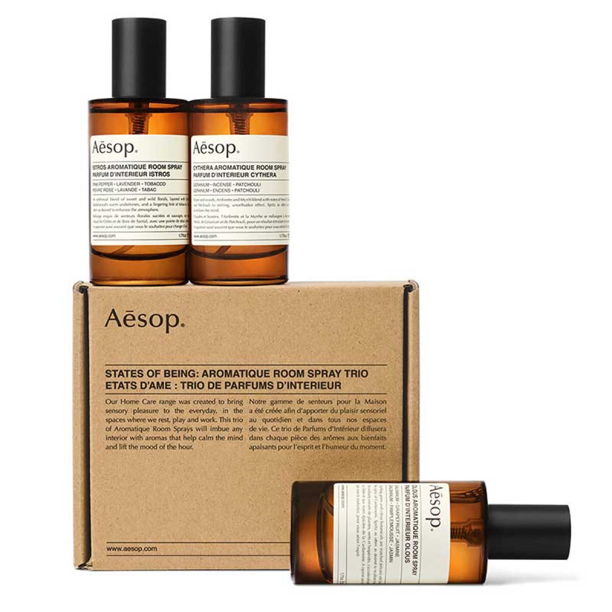 States of Being: Aromatique Room Spray Trio