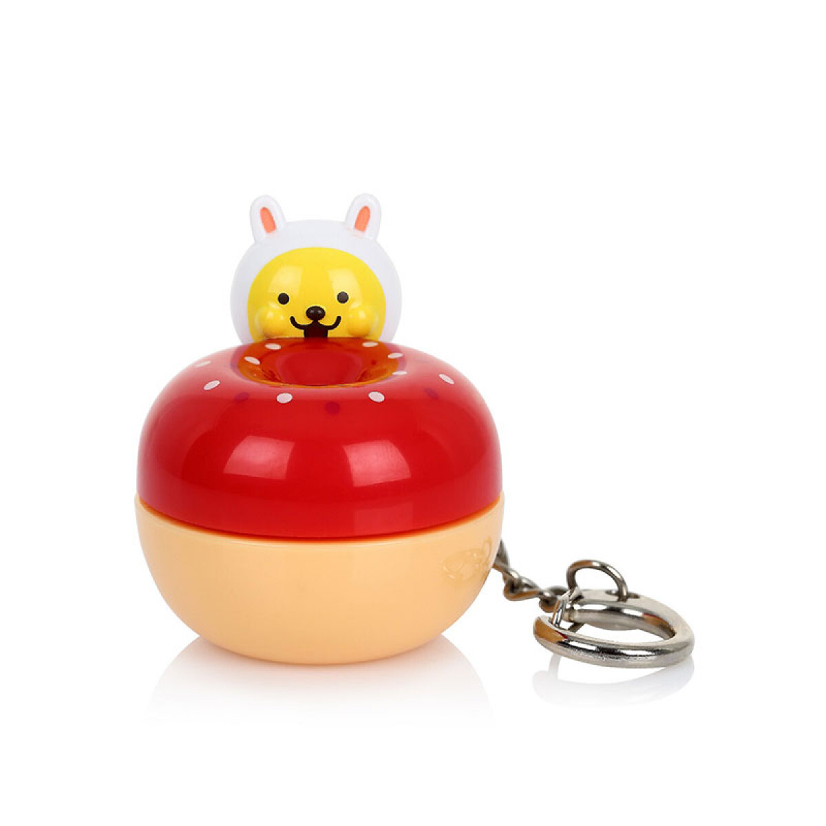 Little Muzi Key Ring Tinted Lip Balm (Cherry)