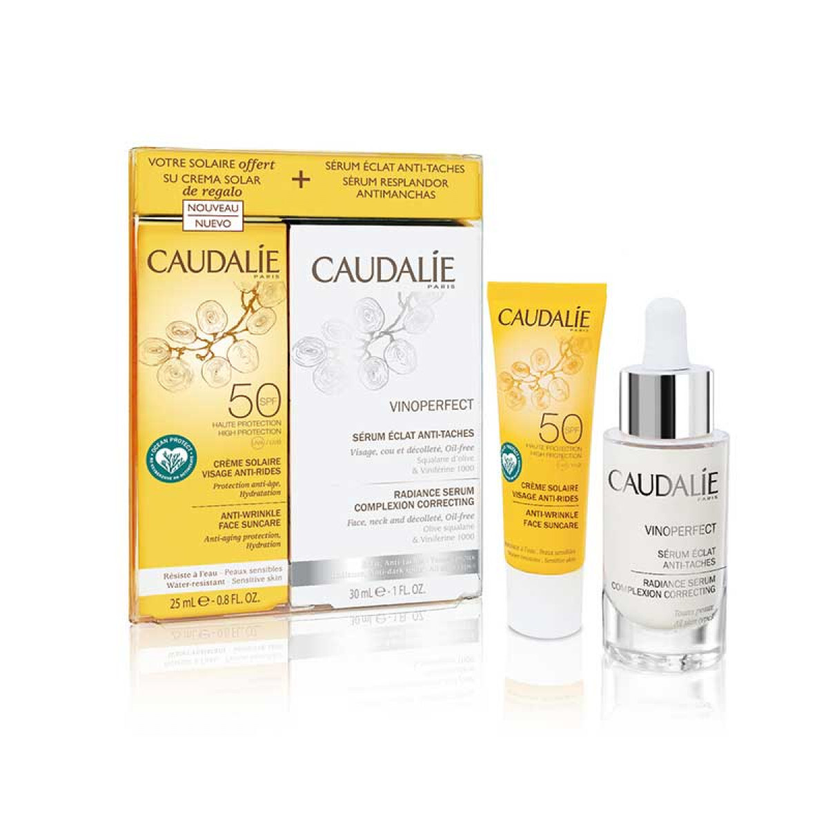 Vinoperfect Serum & Suncare Set