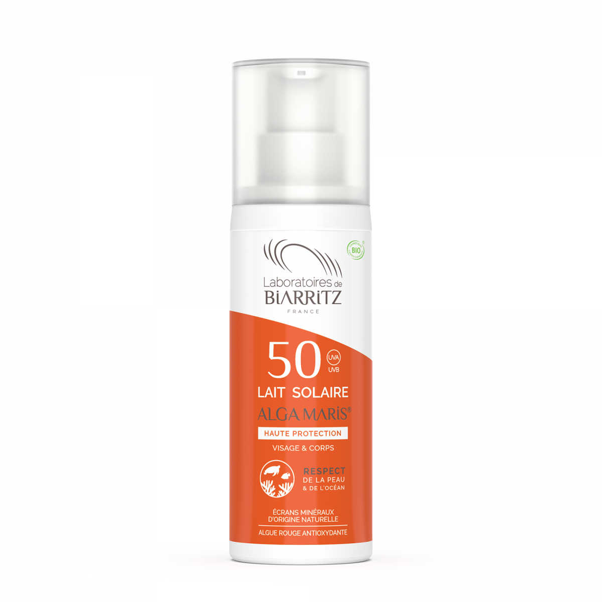 有機紅海藻抗氧保濕防曬乳液 SPF50