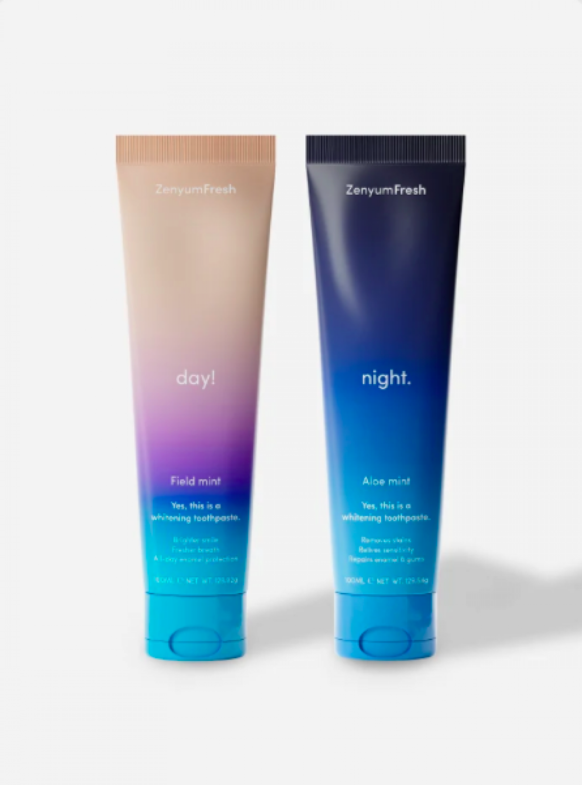 ZenyumFresh™ 日夜用牙膏套裝