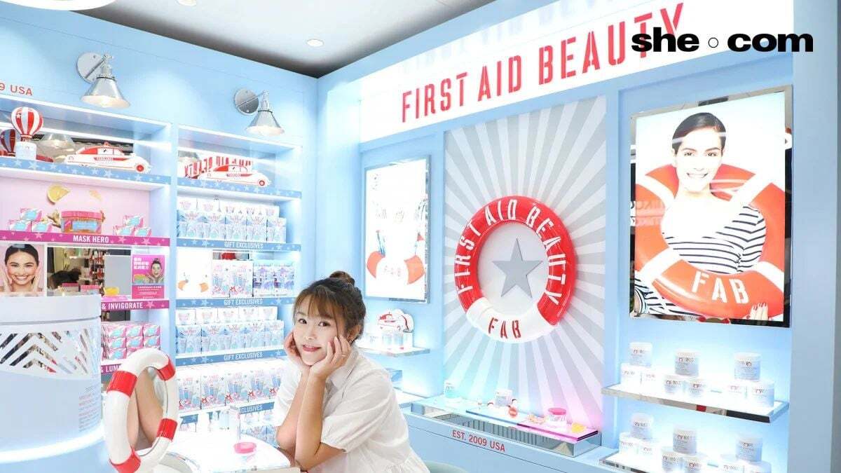 跟住小編去護膚 - 到First Aid Beauty專櫃急救肌膚｜she.com