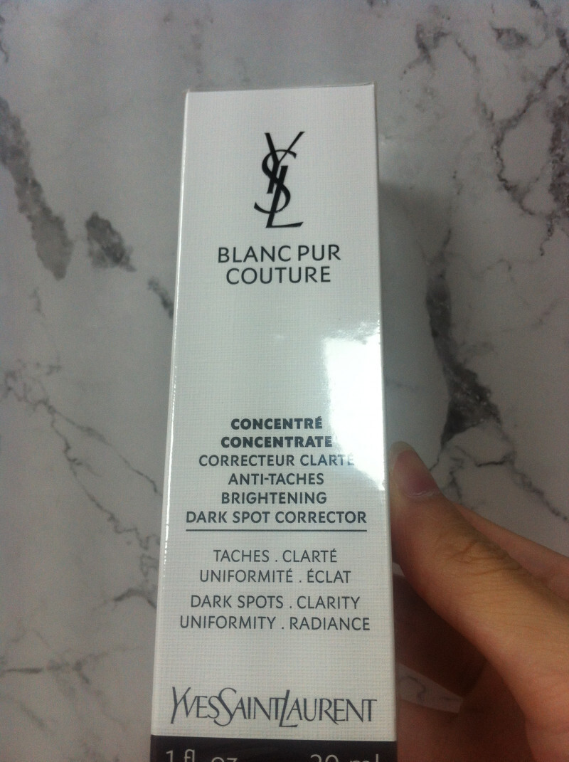 YSL Blanc Pur Couture Concentrate she critiques