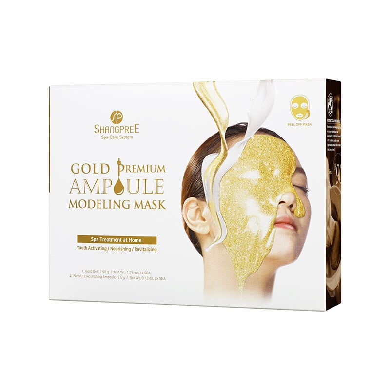 Gold Premium Ampoule Modeling Mask 黃金精華軟膜 Image