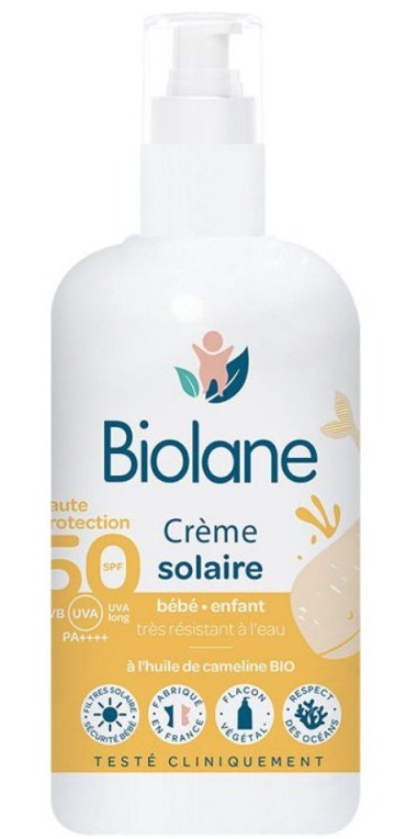 Crème Solaire SPF50 Pour Enfant Et Peau Sensible