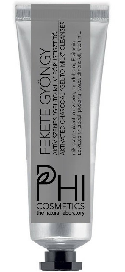 Black Pearl Activated Charcoal Gel-to-Milk Cleanser