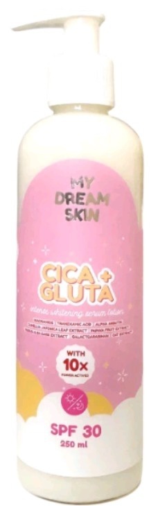 Cica + Gluta Intense Whitening Lotion