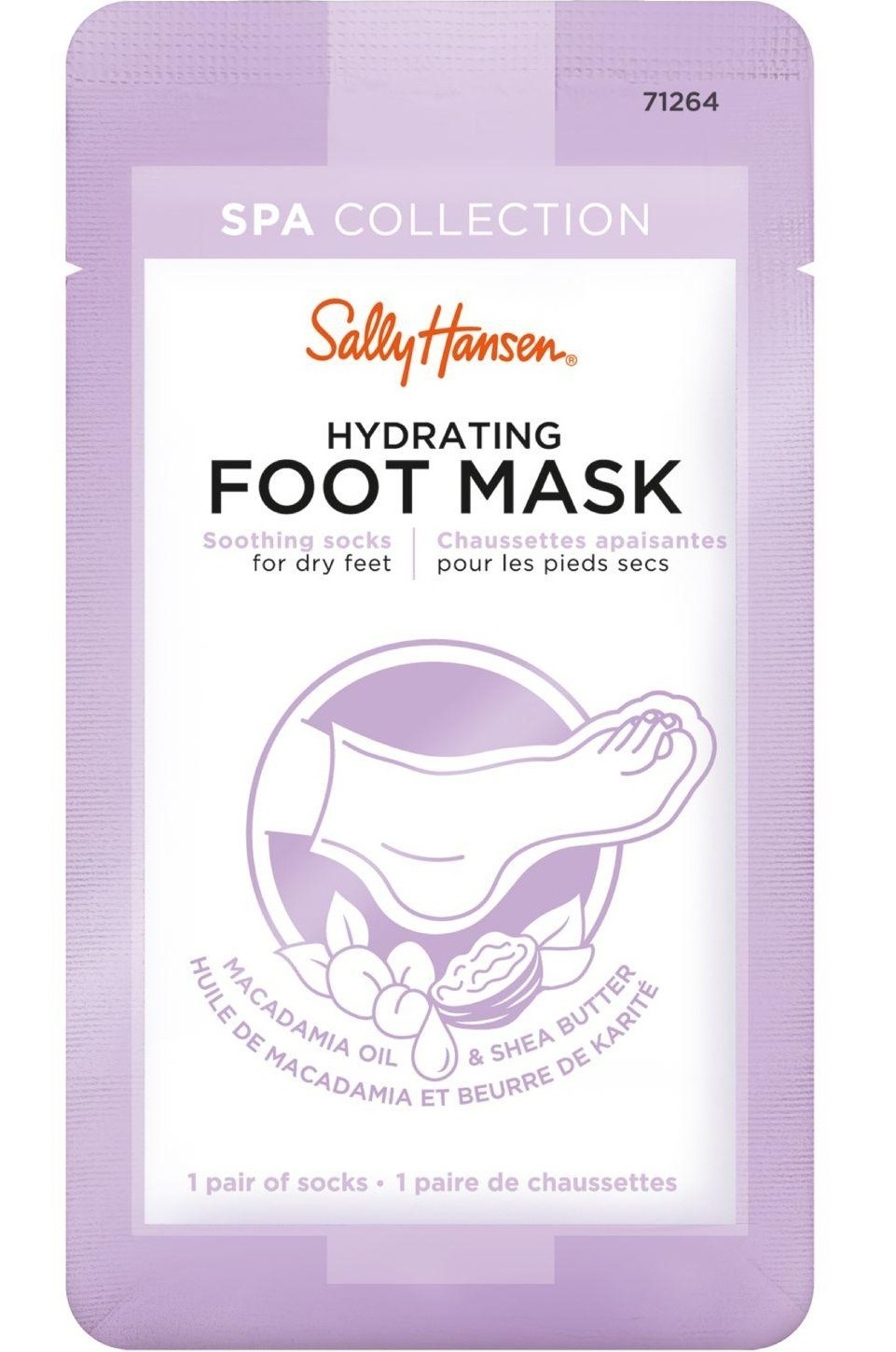 Spa Collection 71264 Hydrating Foot Mask