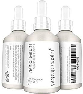 Double Sized 60Ml - Vegan, Cruelty-Free, Organic - With 2.5% Retinol, Vitamin E & Hyaluronic Acid - Anti Ageing Serum For Face, Neck & Under Eye Wrinkles