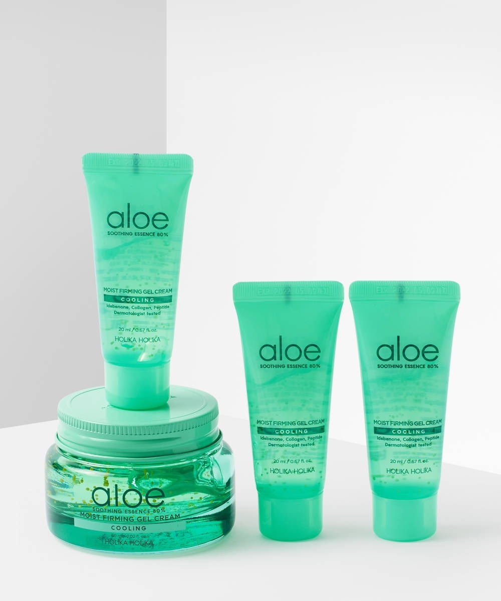 Aloe Soothing Essence 80% Moist Firming Gel Cream