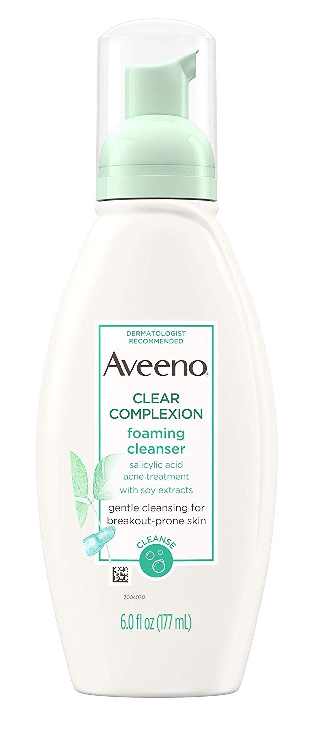 Clear Complexion Foaming Salicylic Acid Face Cleanser For Sensitive Skin