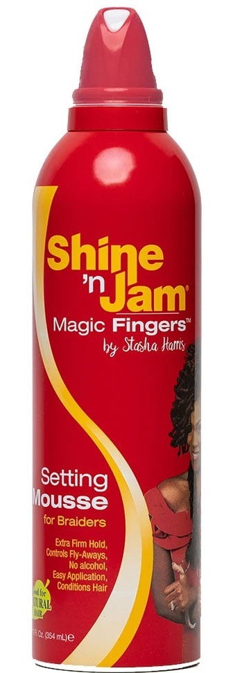 Shine 'n Jam Magic Fingers Setting Mousse For Braiders