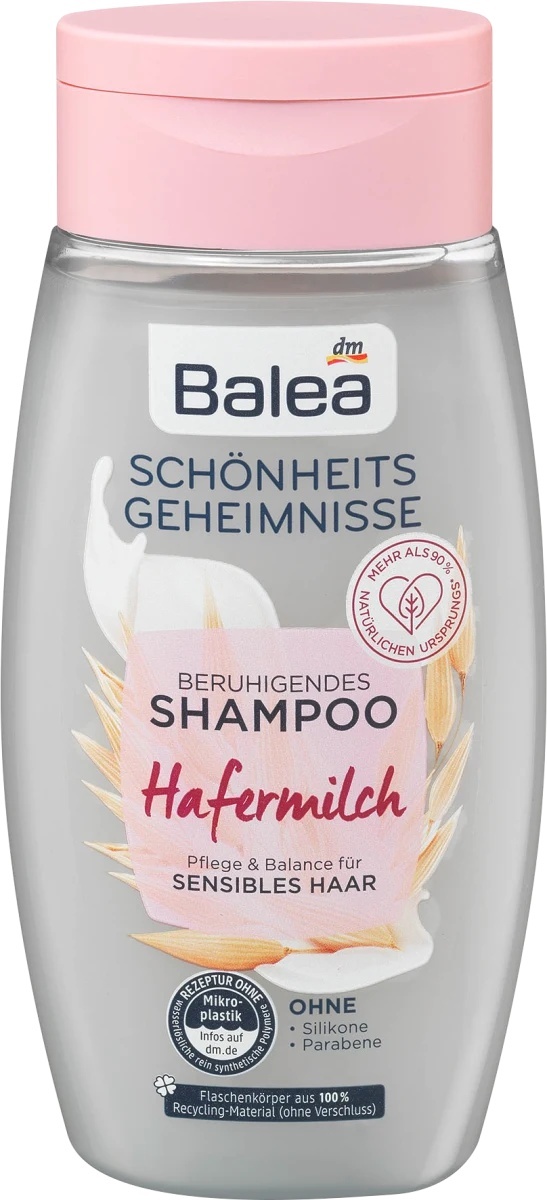 Schönheits Geheimnisse Beruhigendes Shampoo Hafermilch