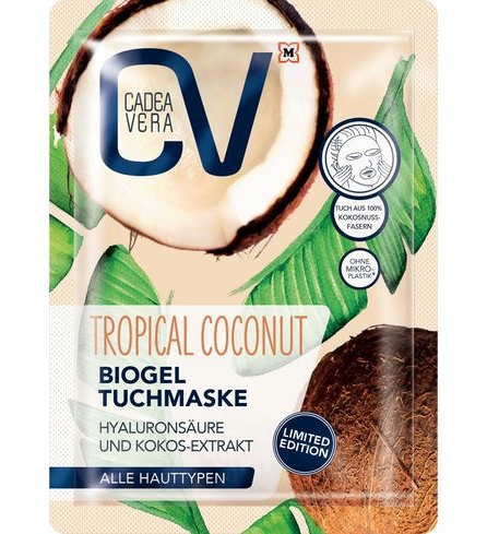 CV Tropical Coconut Biogel Tuchmaske
