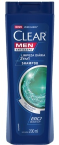 Shampoo Limpeza Diária 2 Em 1 Anticaspa