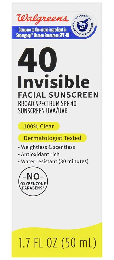 Invisible Facial Sunscreen