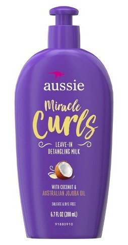 Miracle Curls With Coconut Oil Paraben Free Detangling Milk Treatment