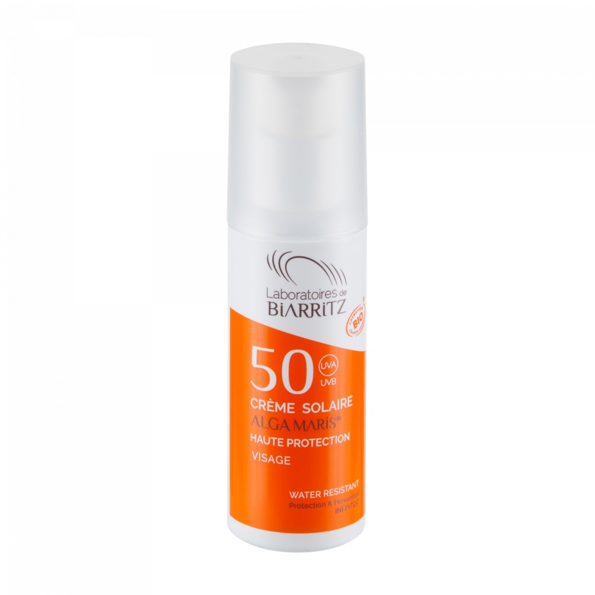 Certified Organic Spf50 Face Sunscreen