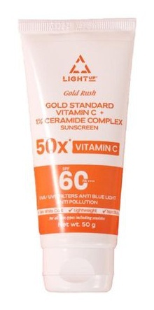 Gold Rush Gold Standard Vitamin C +1%ceramide Complex Sunscreen