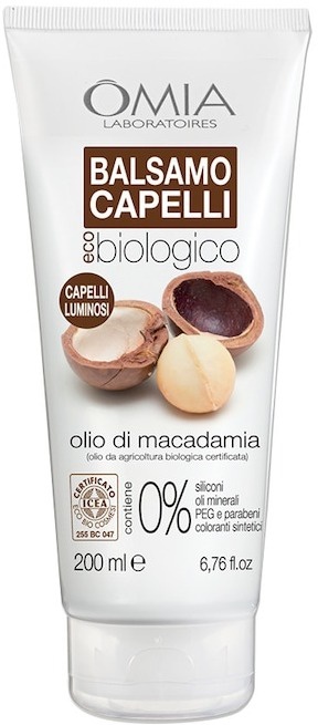 Balsamo Per Capelli Eco Bio Con Olio Di Macadamia