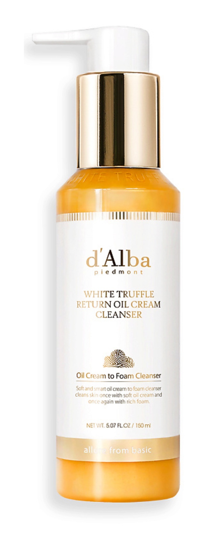 D'alba Italian White Truffle Return Oil Cream Cleanser (150ml)