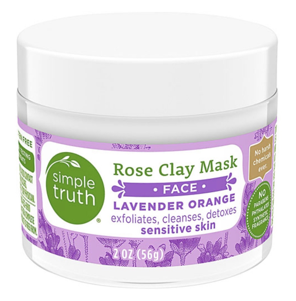 Rose Clay Lavender And Orange Face Mask