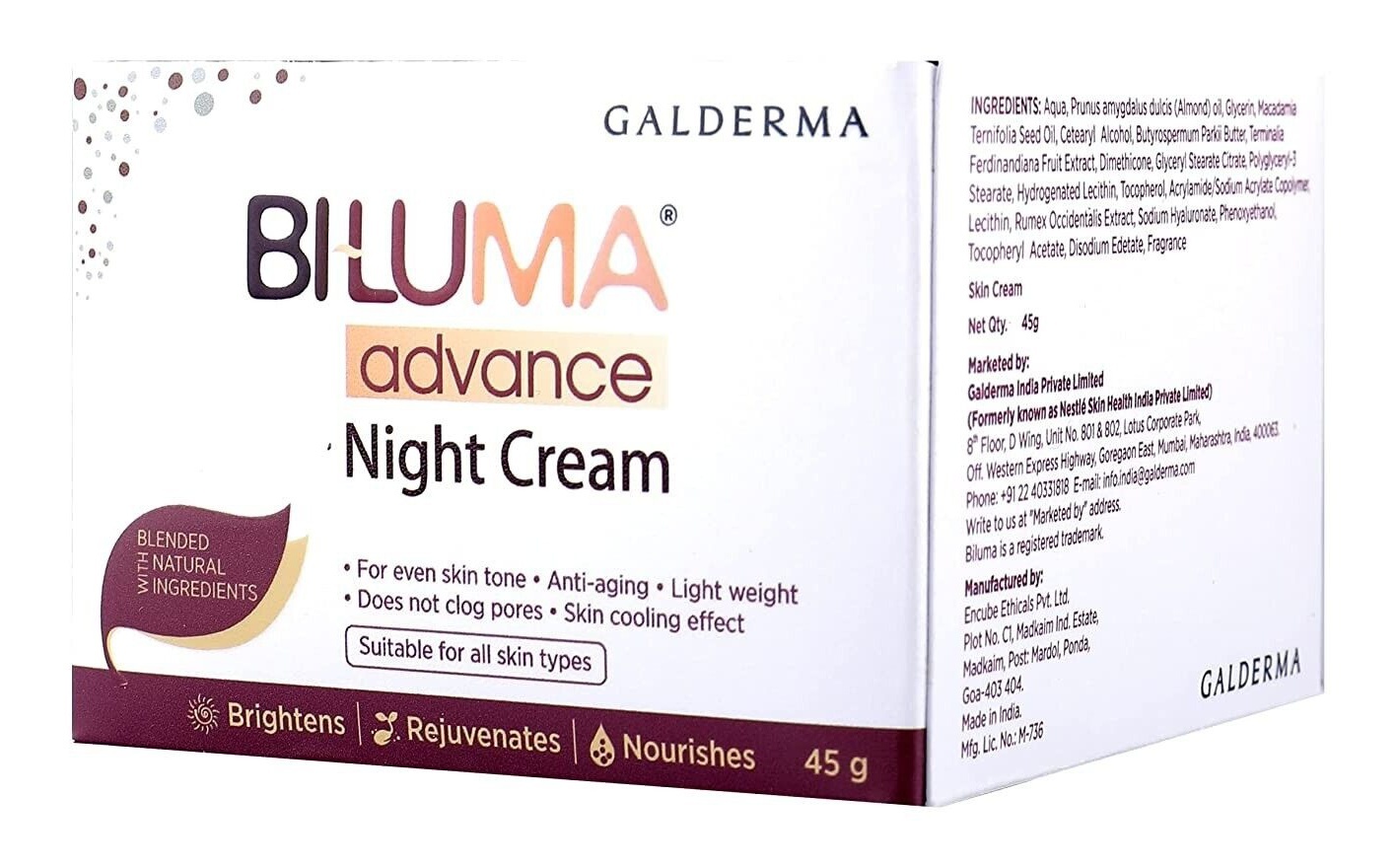 Biluma Advance Anti-ageing Night Cream