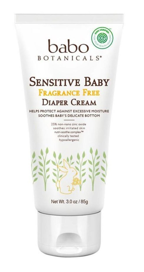 Sensitive Baby Zinc Diaper Cream - Fragrance Free