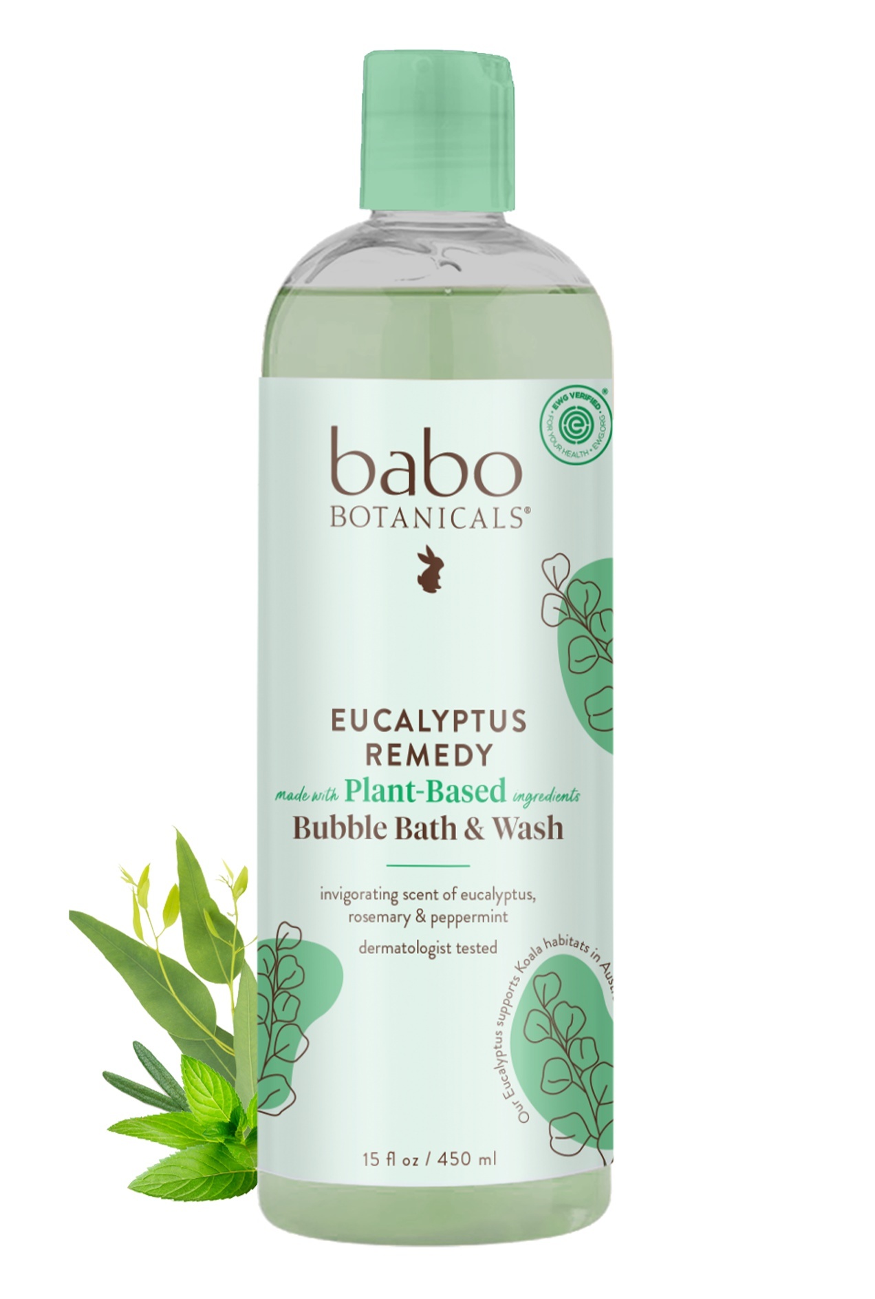 Eucalyptus Remedy Plant-based Bubble Bath & Wash