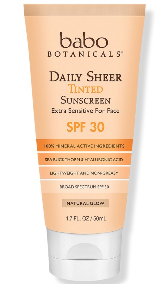 Daily Sheer Moisturizing Mineral Tinted Sunscreen SPF 30