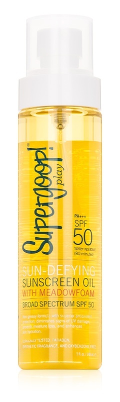 Sun-Defying Sunscreen Oil With Meadowfoam