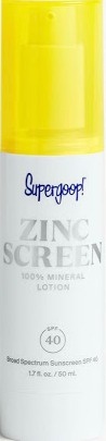 Zincscreen 100% Mineral Lotion
