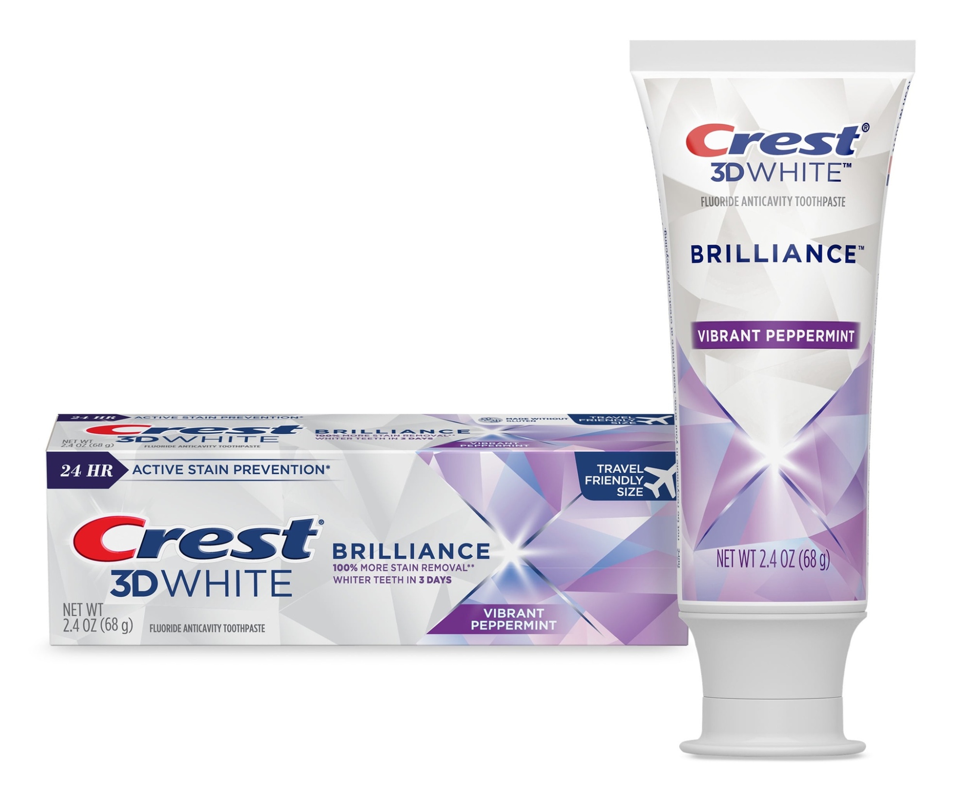 3d White Brilliance Vibrant Peppermint Teeth Whitening Toothpaste