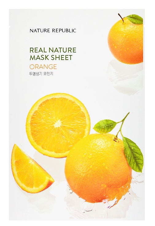 Real Nature Mask Sheet Orange