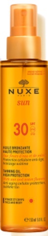 Tanning Oil High Protection For Face And Body Spf 30