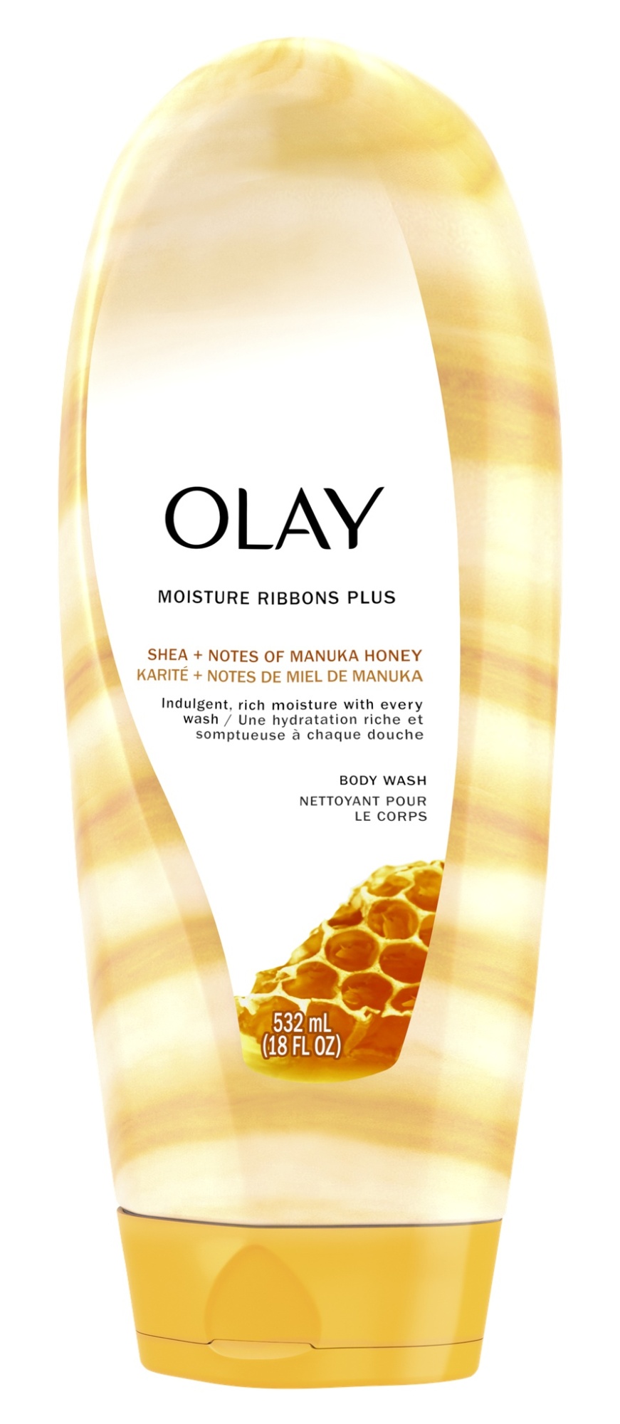 Moisture Ribbons Plus Body Wash, Shea + Manuka Honey