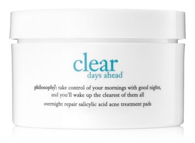 Clear Days Ahead Overnight Repair Acne Treatment Pads